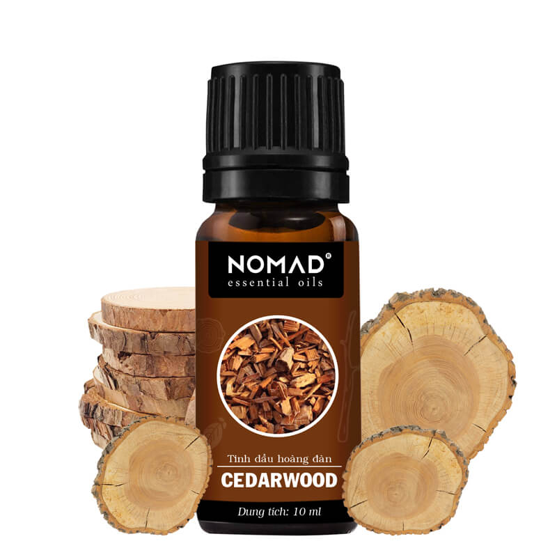 Tinh Dầu Thiên Nhiên Hoàng Đàn (Tuyết Tùng) Nomad Essential Oils Cedarwood