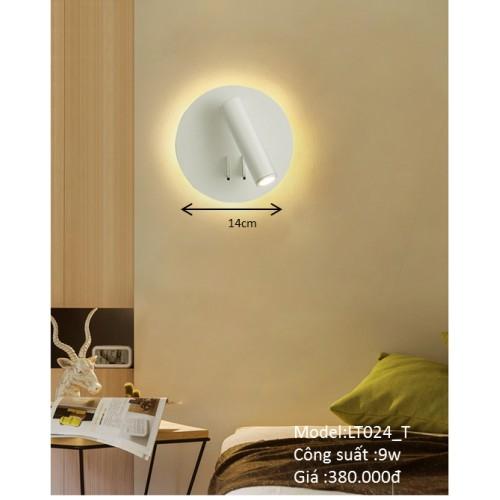 Đèn ngủ có gắn đèn đọc sách (2 loại vuông-tròn), đèn gắn tường, đèn decor, đèn trang trí