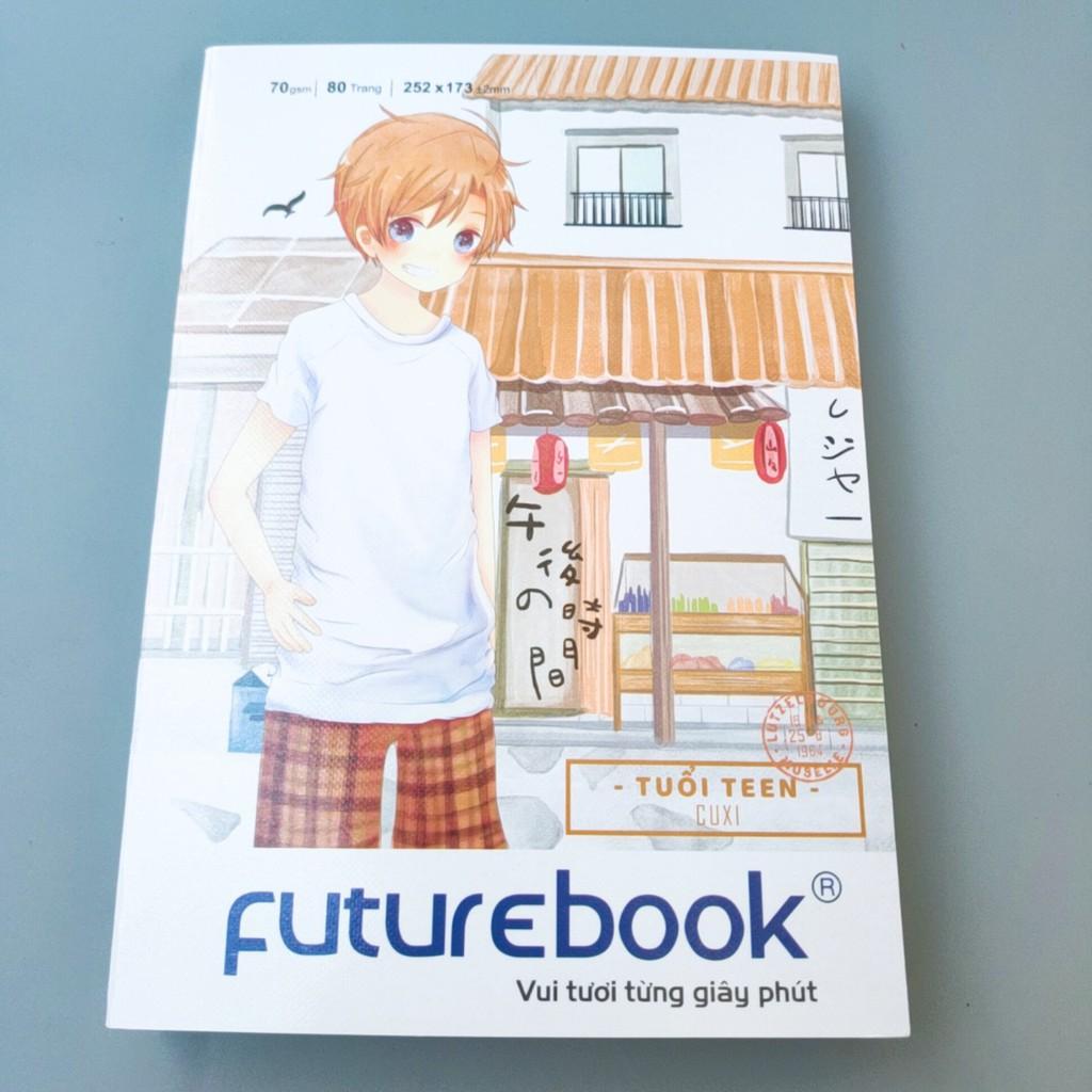 Vở Kẻ Ngang Futurebook Tuổi Teen - 80 Trang (25.2x17.3cm