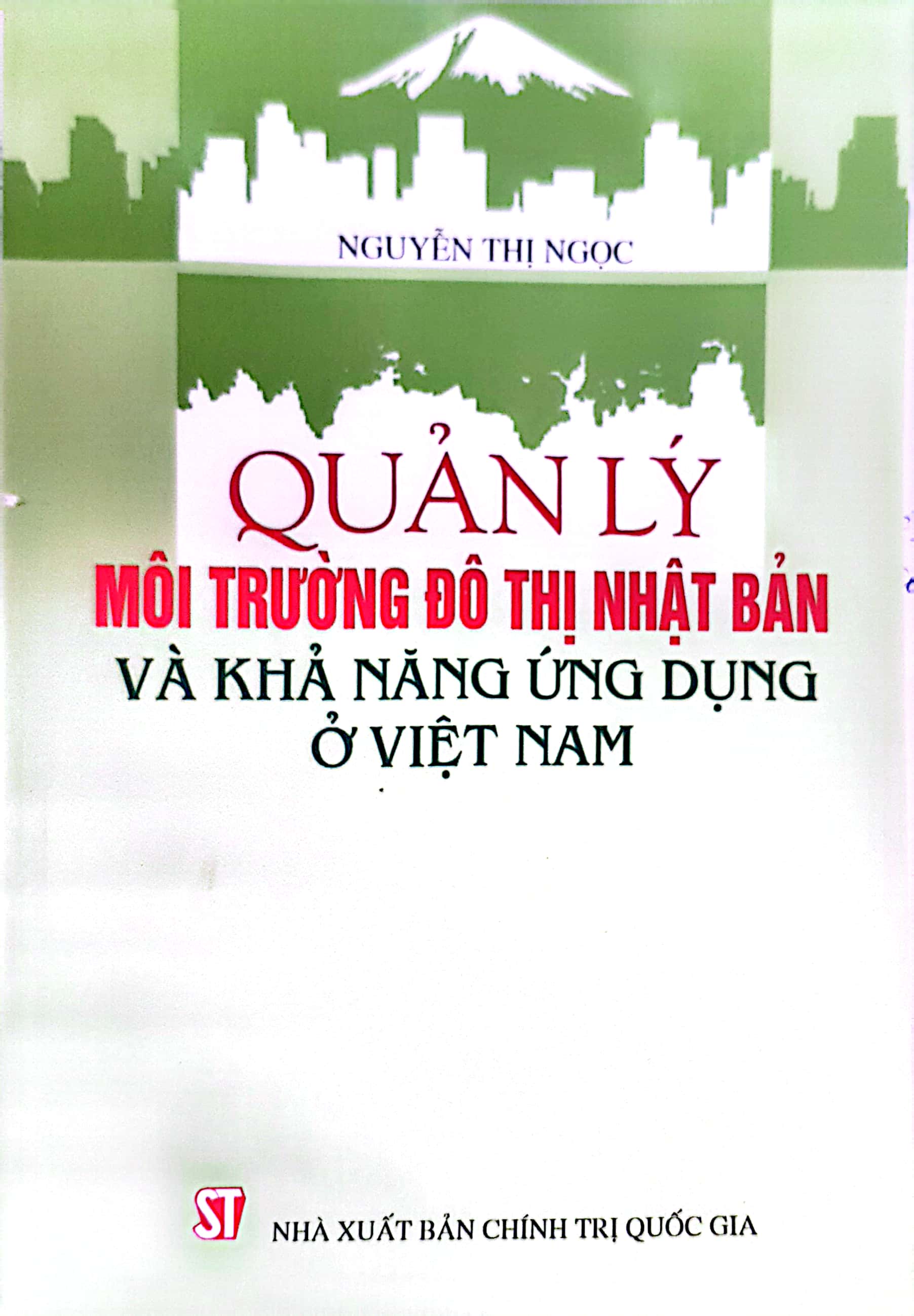 Quản lý môi trường đô thị Nhật Bản và khả năng ứng dụng ở Việt Nam