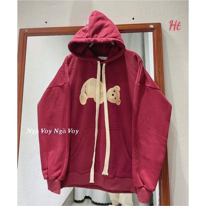 Áo hoodie Cotton gấu rơi đầu H2A