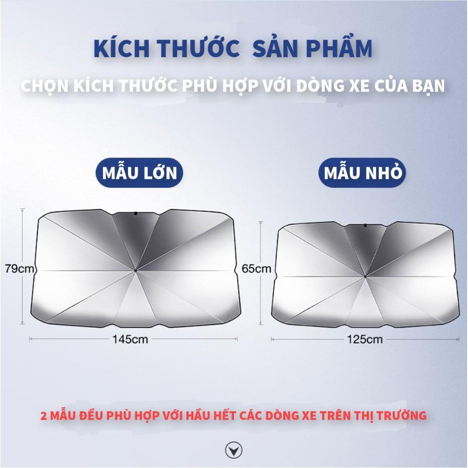 Ô Che Nắng Kính Lái Xe Ô tô - Bảo vệ nội thất ô tô, bảo vệ xế yêu của bạn - Dù che nắng kính lái xe hơi- chống tia UV