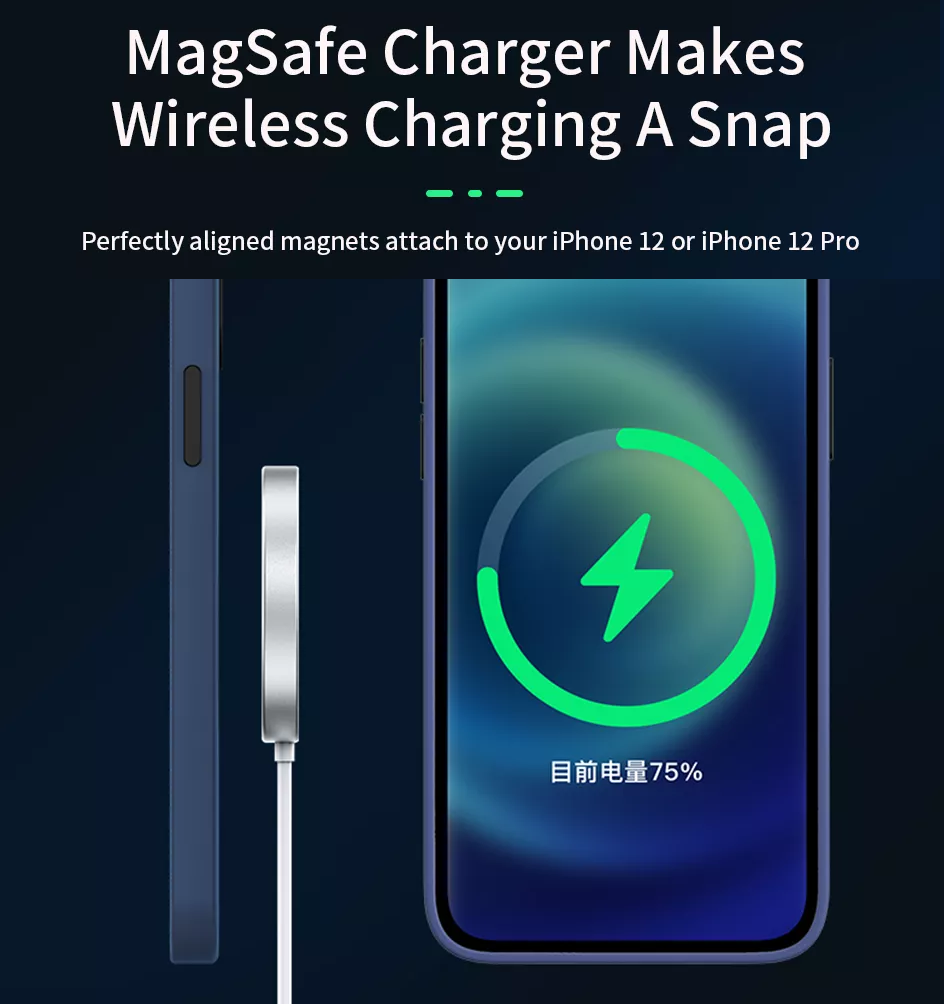 Đế sạc không dây Maqsafe sạc nhanh 15W chuẩn Qi hiệu WIWU Magetic Wireless Charger M5 (trang bị chip sạc thông minh, thiết kế siêu mỏng nhẹ) - hàng nhập khẩu