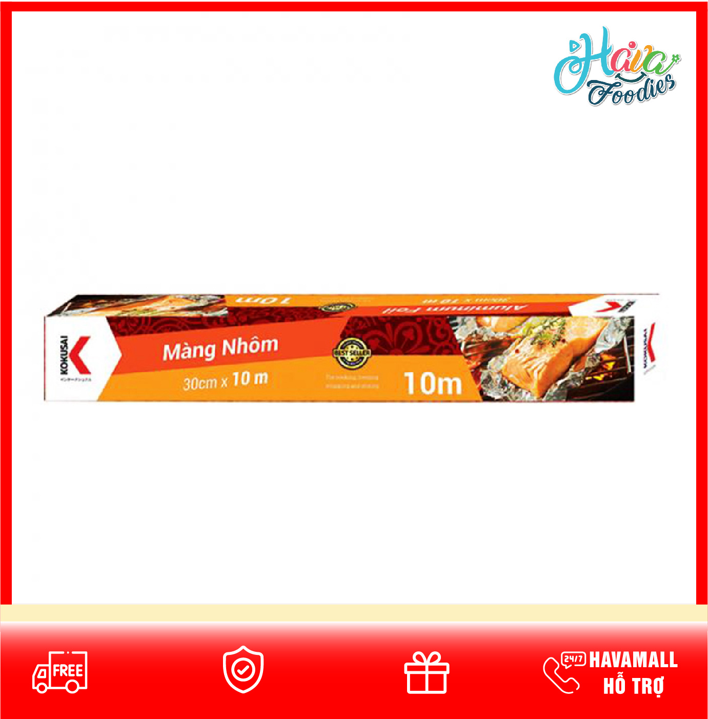 Màng Nhôm Kokusai 30cmx10m – Aluminium Foil