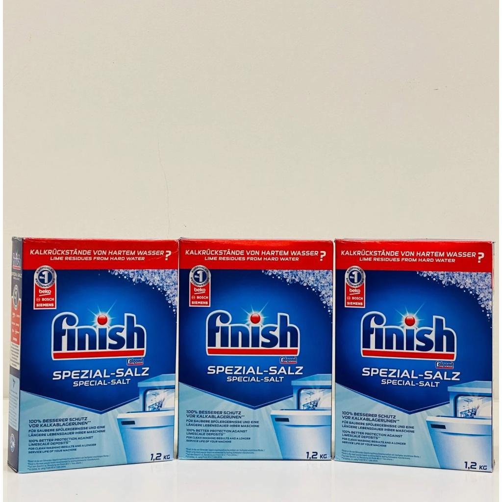 Muối rửa bát Finish loại 1.2kg - Muối làm mềm nước finish dùng cho máy rửa bát chén ly, muối rửa chén finish muối ly cốc