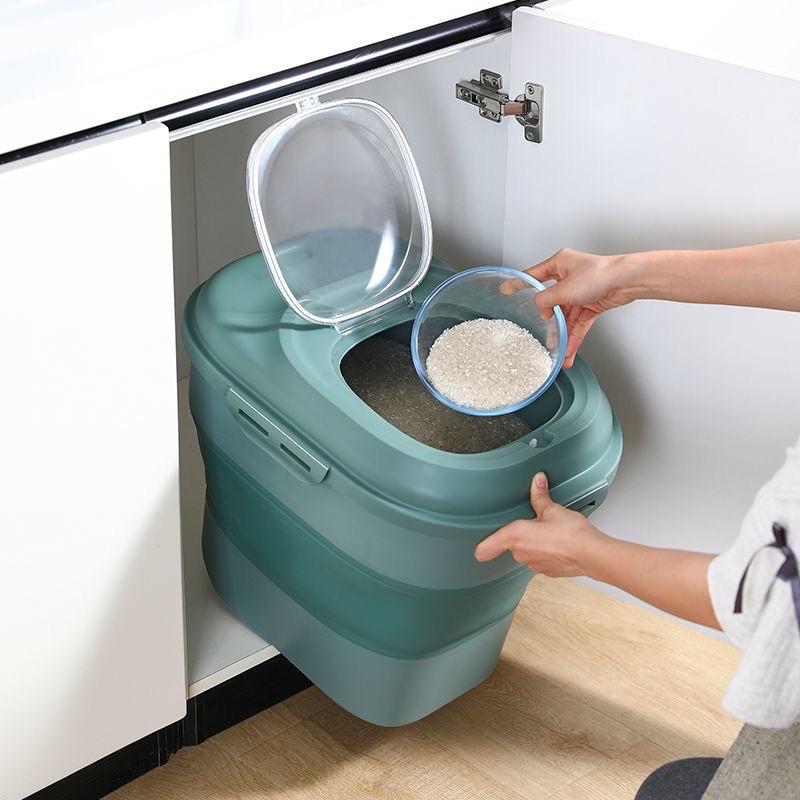 Thùng Đựng Gạo / Thực Phẩm Đa Năng Chống Ẩm Gấp Gọn Tiện Dụng