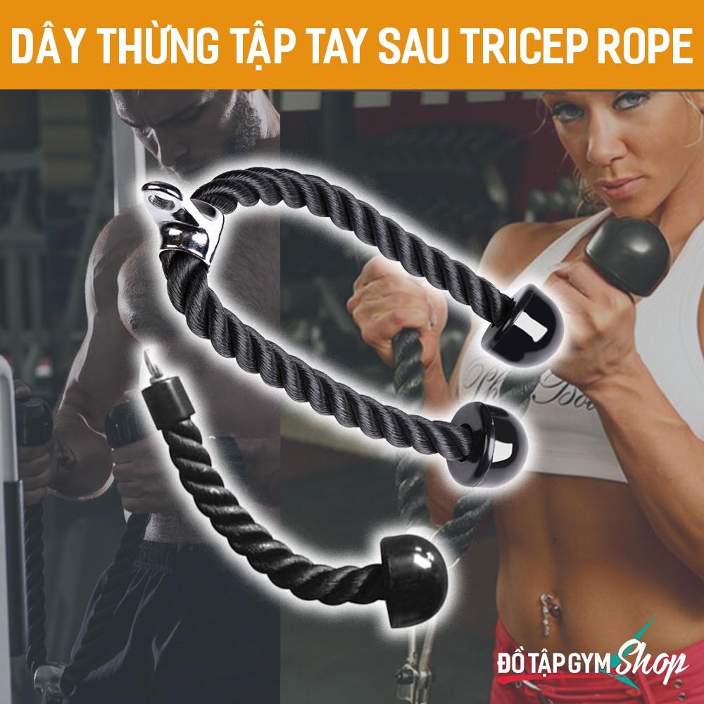 Dây cáp kéo tạ - Dây thừng kéo xô tập gym hàng chuẩn