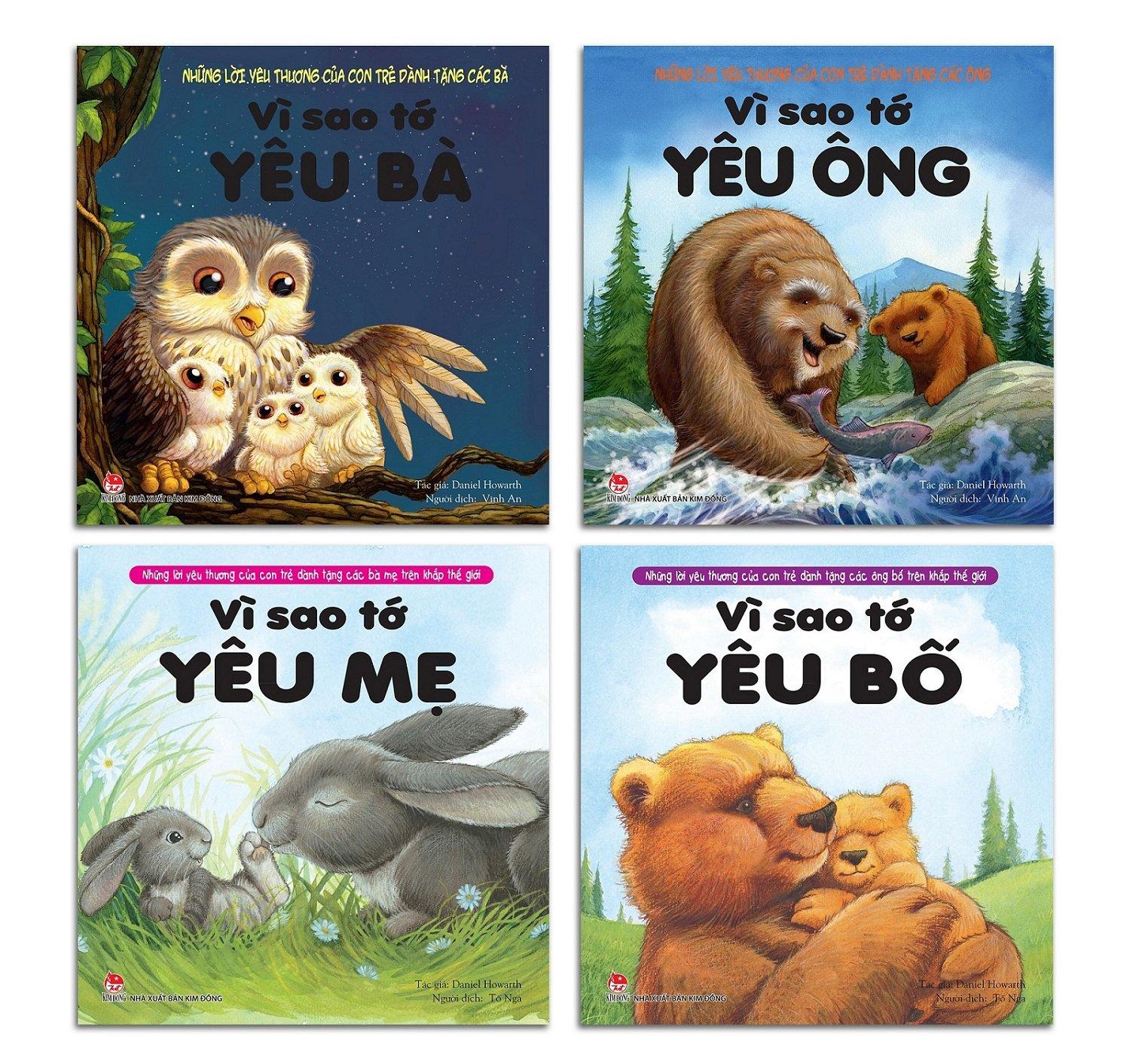 Kim Đồng - Combo Vì sao tớ yêu (4 quyển)