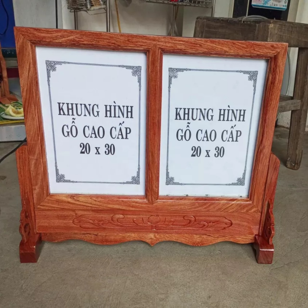 Khung ảnh thờ,khung hình thờ đôi mẫu trơn 20x25 và 20 x 30 cm