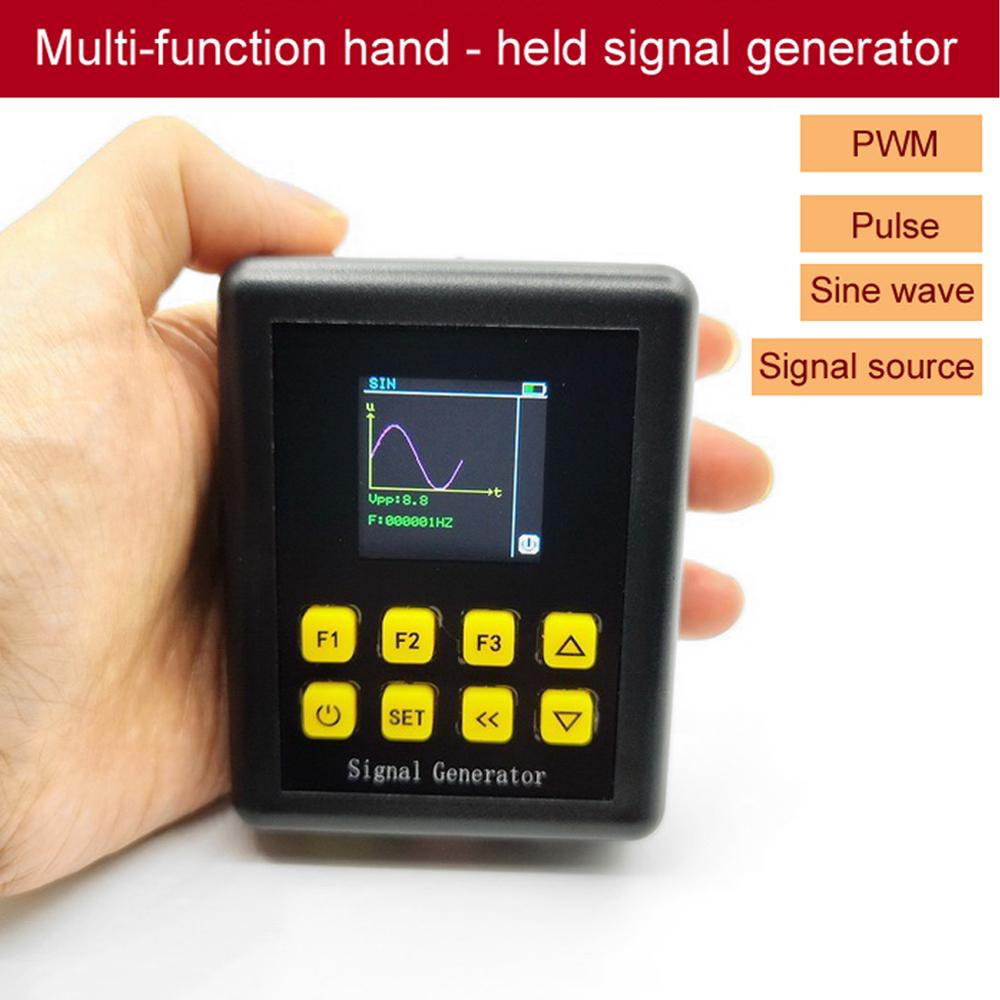 Multifunctional Handheld Signal Generator PWM Pulse Signal Source Sine and Trianglar Waves Modes Adjustment 0-20mA Current 0-10V Voltage Adjustable Device
