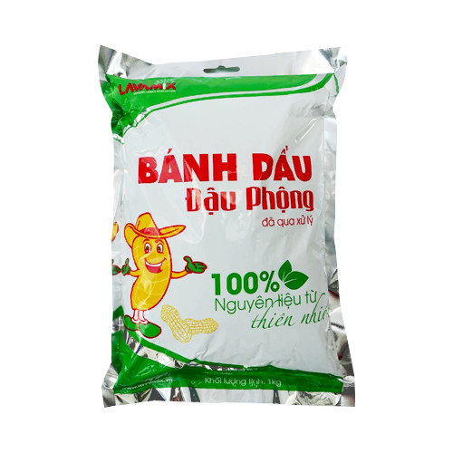 GÓI 1 KG - PHÂN BÁNH DẦU ĐẬU PHỘNG ĐÃ QUA XỬ LÝ