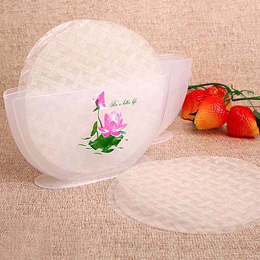 Combo 2 tô nhúng bánh tráng 3 ngăn hoa lớn Prota
