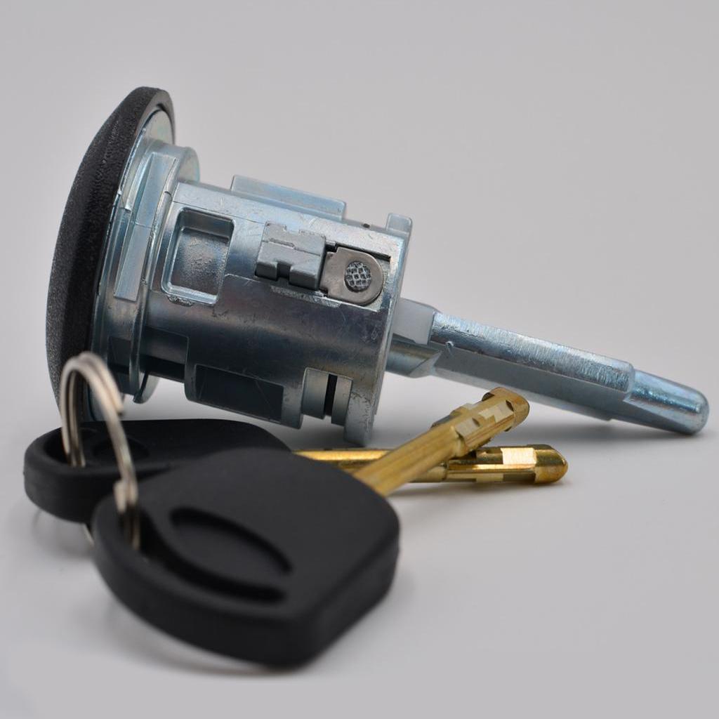 Khóa cửa phía trước ô tô chốt bên tài xế 2 chìa khóa cho Ford Transit MK6 MK7 Car Front Door Lock Driver Side Latch 4060638