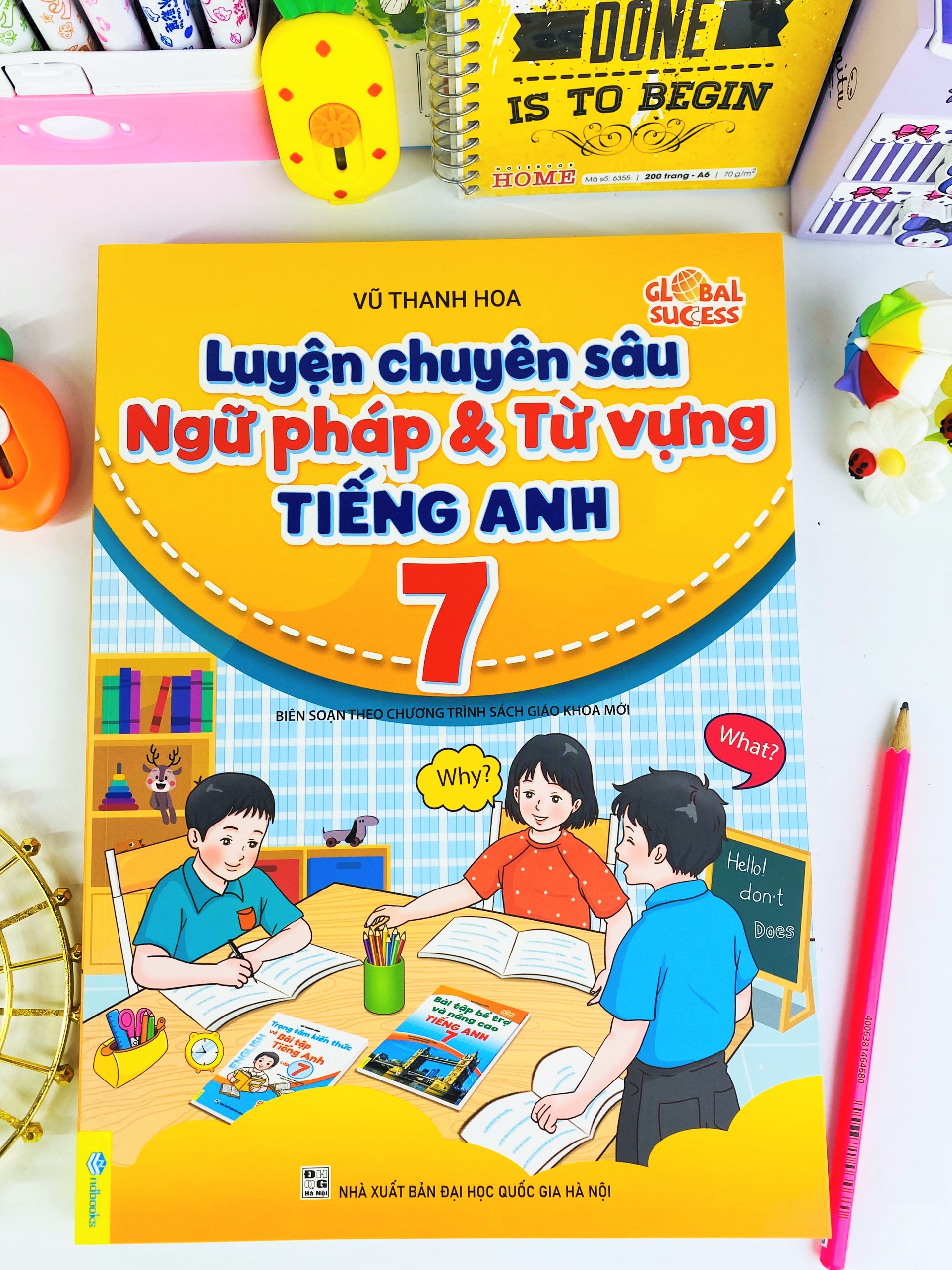 Sách - Luyện Chuyên Sâu Ngữ Pháp Và Từ Vựng Tiếng Anh 7 - Biên soạn theo chương trình SGK mới Global Success - ndbooks
