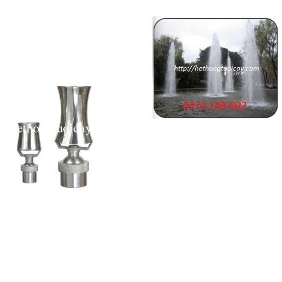 Đầu Phun Nước Hình Cây Thông Phi INOX 27mm