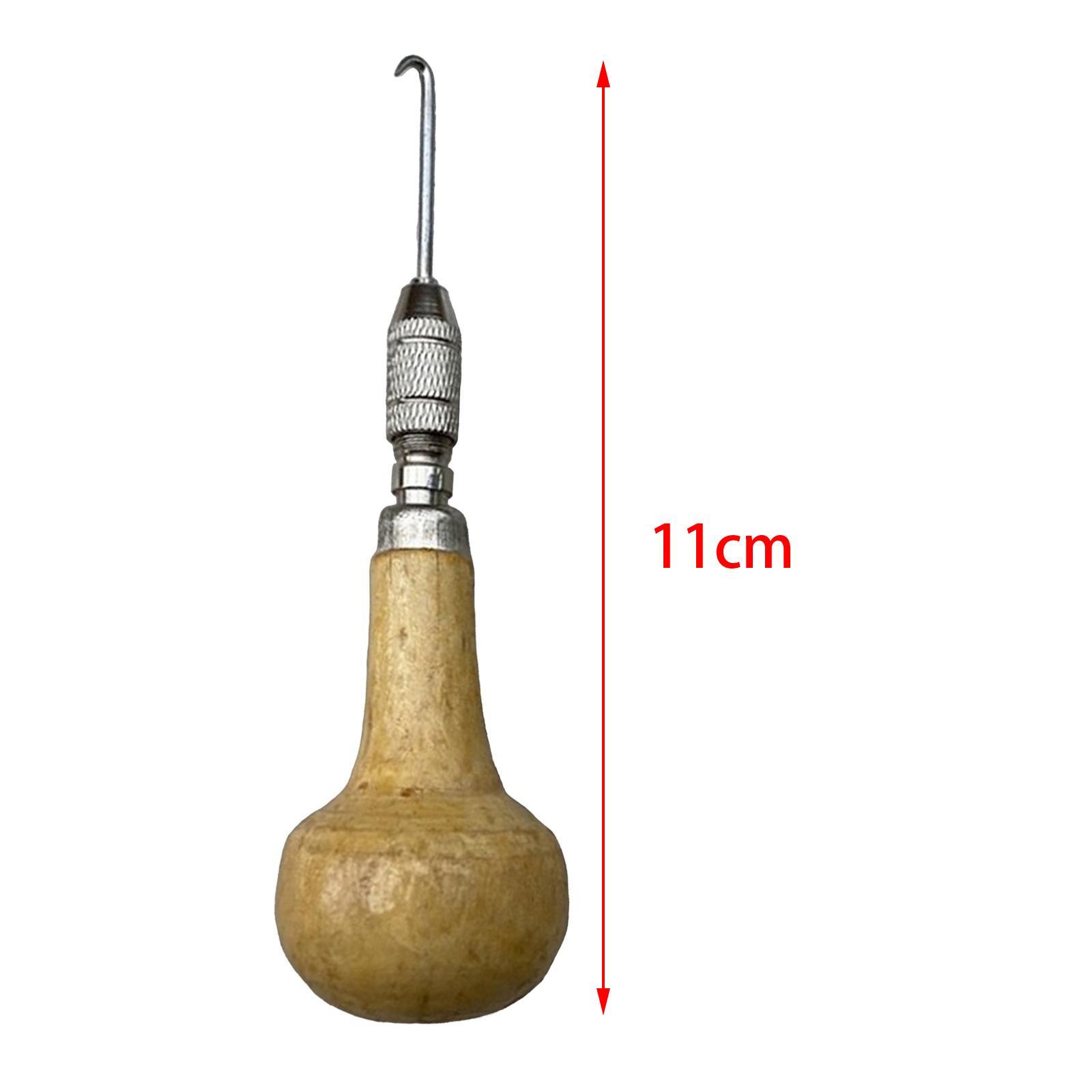 Durable Racket String Puller, Wood Handle Badminton Equipment for Tennis Accessories