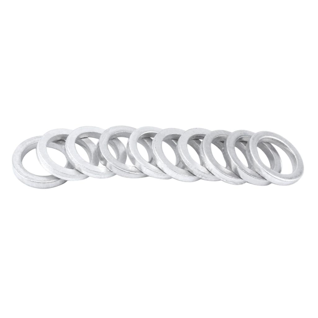 10Pcs Bicycle Headset Spacers,MTB Road Mountain Bike Stem Spacers Aluminum Alloy Bike Bicycle Handlebar Spacers Front Stem Fork Washer