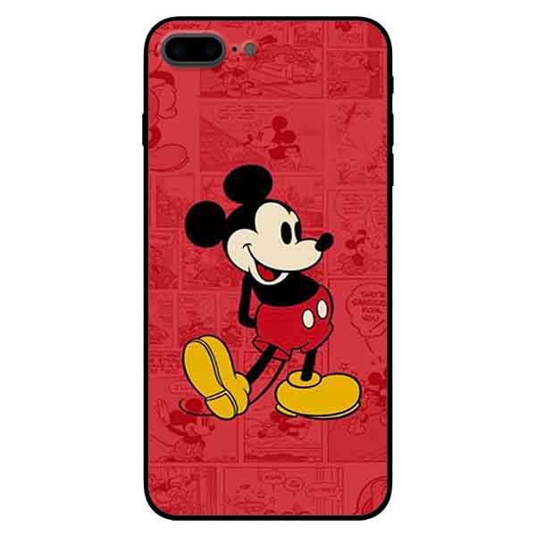 Ốp in cho iPhone 7 Plus / 8 Plus mẫu  Chuột Nền Đỏ