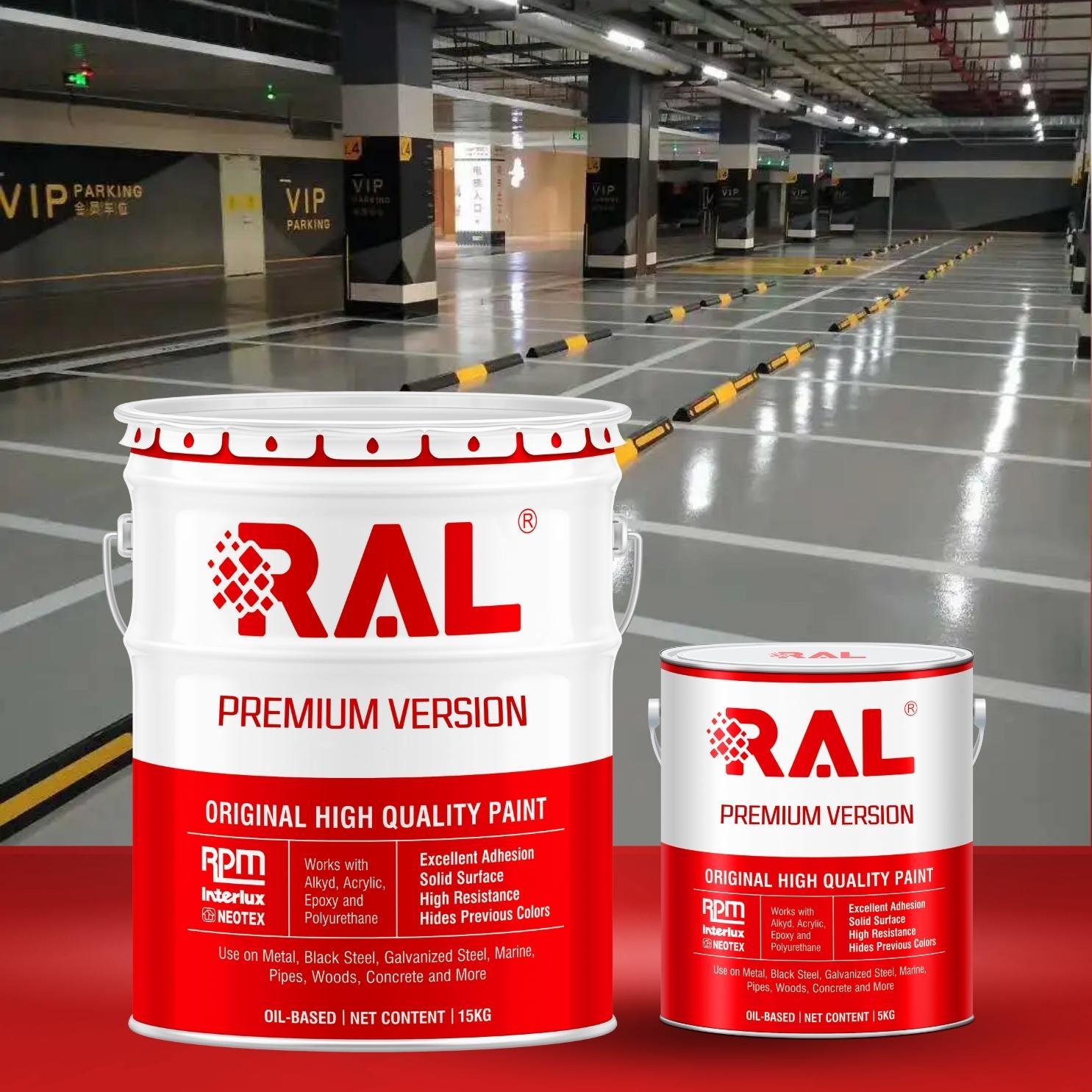 Sơn sàn Garage hệ lăn (trung gian) RAL GARAGE MIO - 5KG