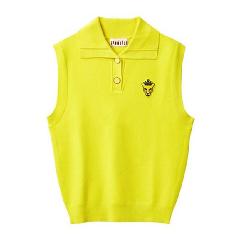Trang phục golf nữ mới Vest Vest Slim Slim Fit Sport Color: Black Size: L