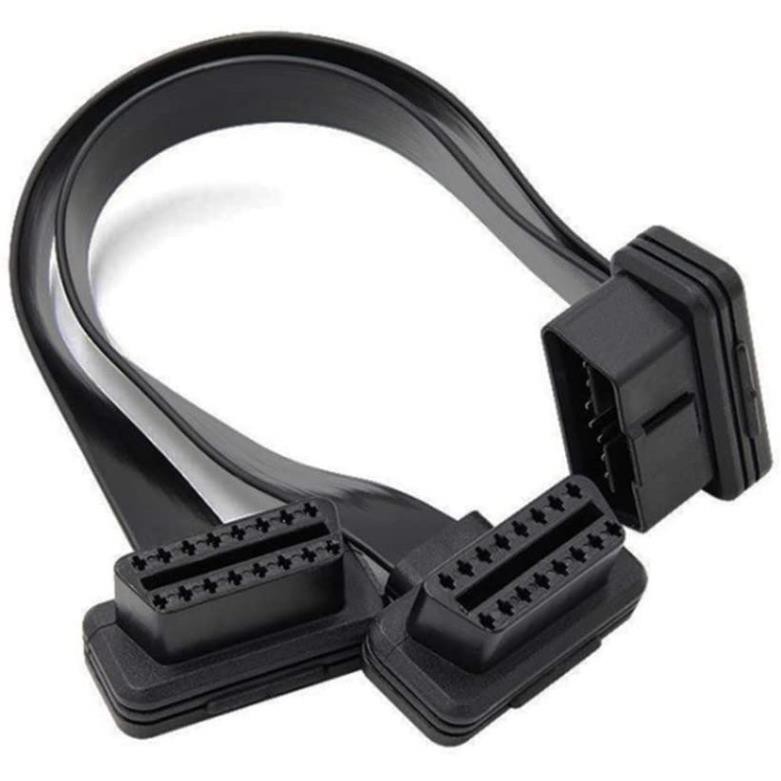 Dây cáp chia cổng OBD2 trên ô tô từ 1 thành 2 cổng chân 16 dây dài 20cm