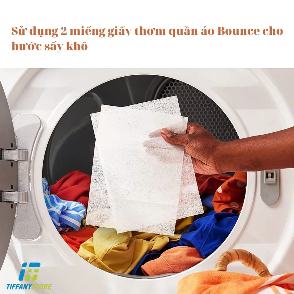 10 TỜ GIẤY THƠM BOUNCE Giấy thơm quần áo