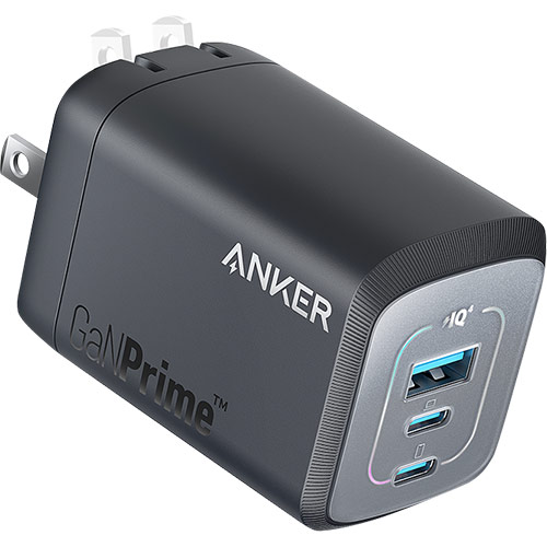 Cốc sạc Anker 737 GaNPrime Wall Charger 100W 2Type-C 1 USB 1 A2343 - Hàng chính hãng