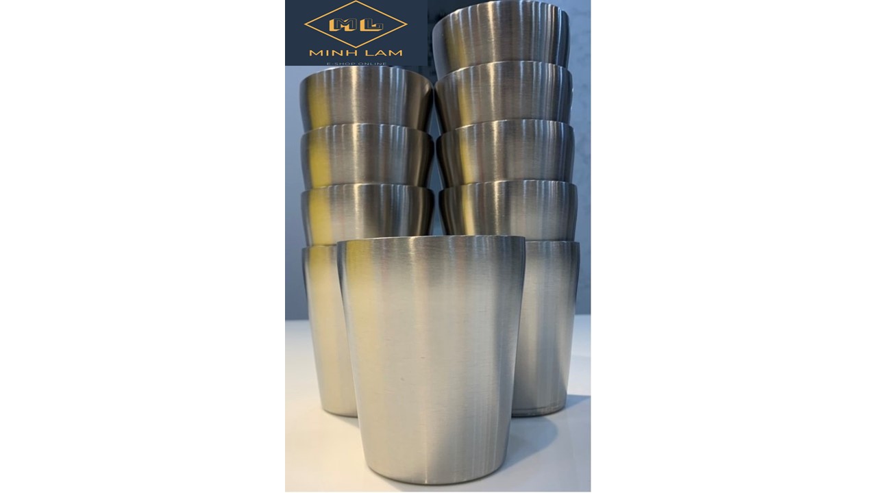 LY  INOX 2 LỚP CÁCH NHIỆT 330ML, HÀNG DÀY ĐẸP