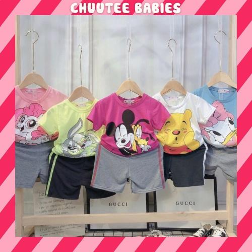 Đồ bộ mặc nhà cho bé họa tiết họat hình cute