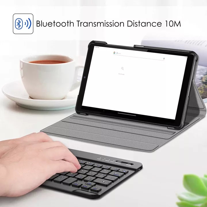 Bao Da Kèm Bàn Phím Dành Cho Lenovo M8 TB-8505 / TB-8506 8 Inch Bluetooth