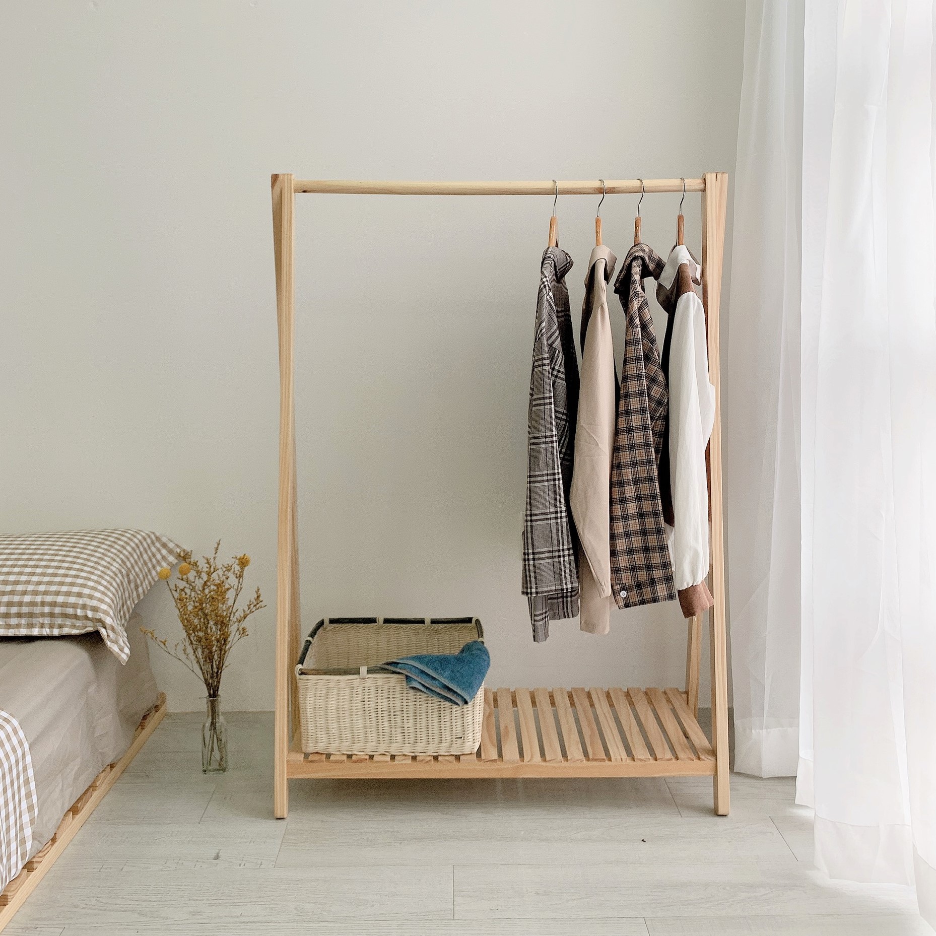 GIÁ TREO QUẦN ÁO - KỆ TREO ĐỒ 1 TẦNG HÀN QUỐC - A HANGER 1F