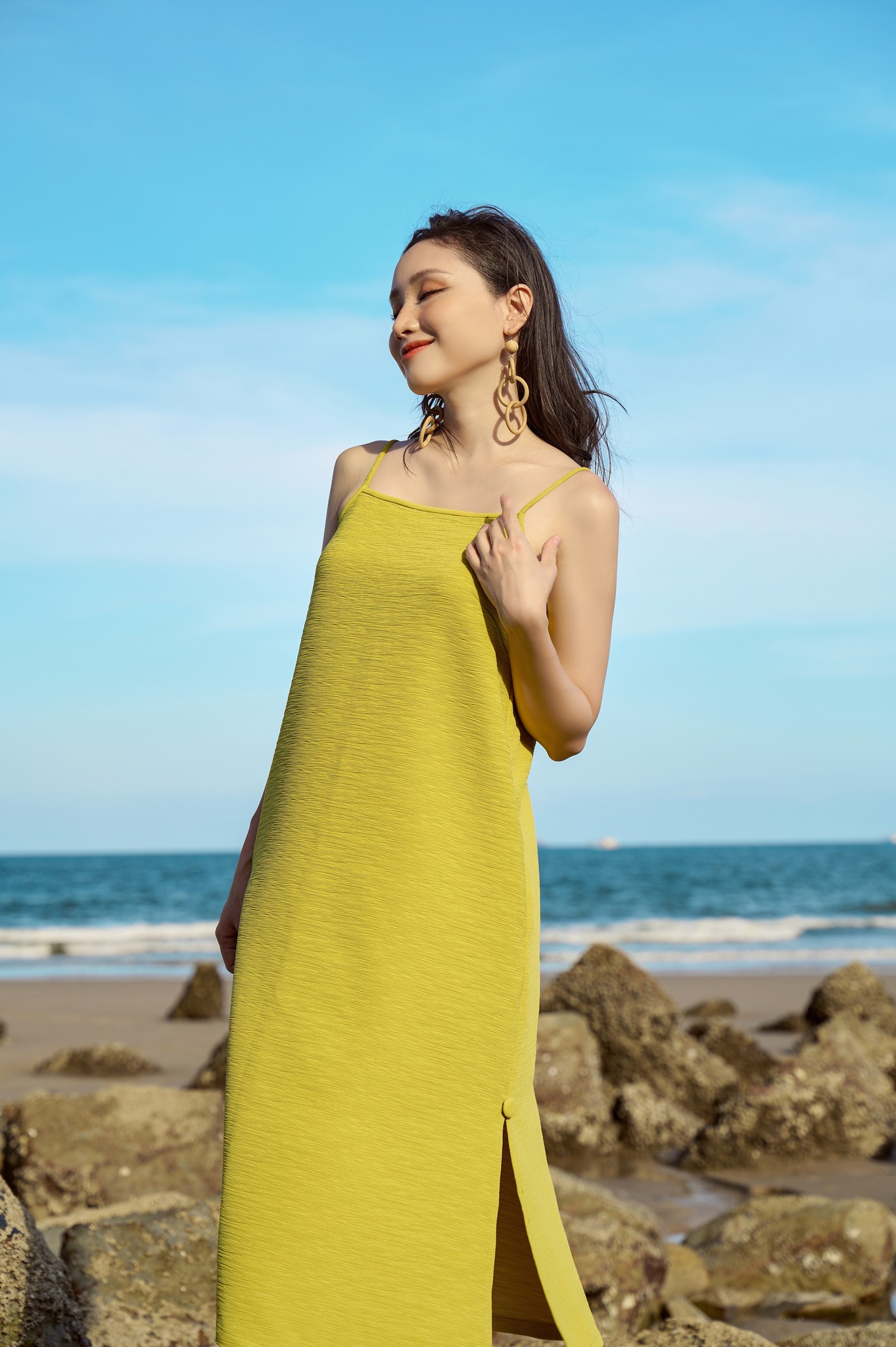 OLV - Đầm Lemon Straps Dress