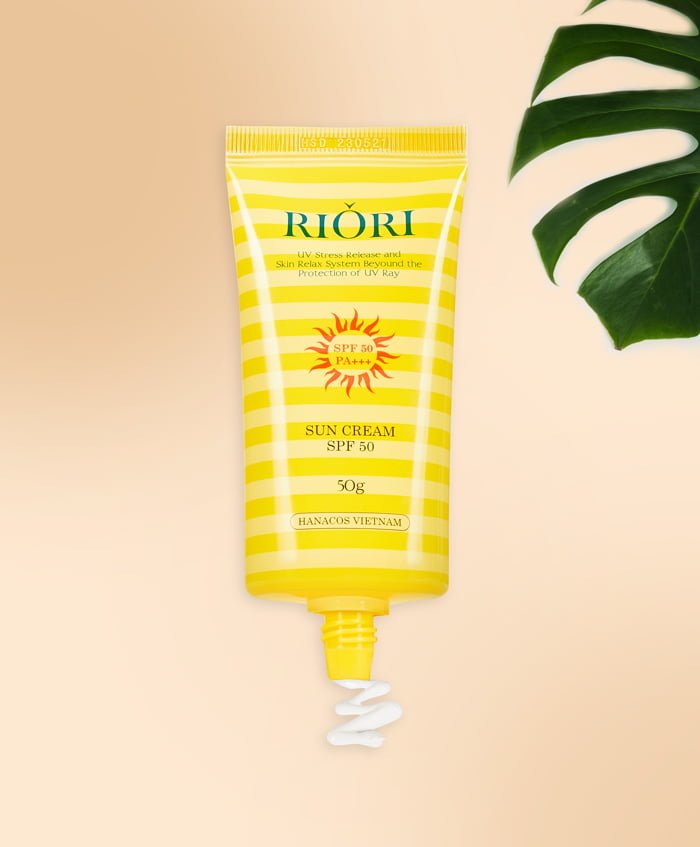 Kem Chống Nắng Không Trôi RIORI SUN CREAM SPF50/ PA+++ 50g