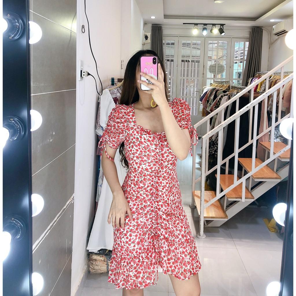 PINKIE FLOWER DRESS - ĐẦM HOA BODY NHÚN