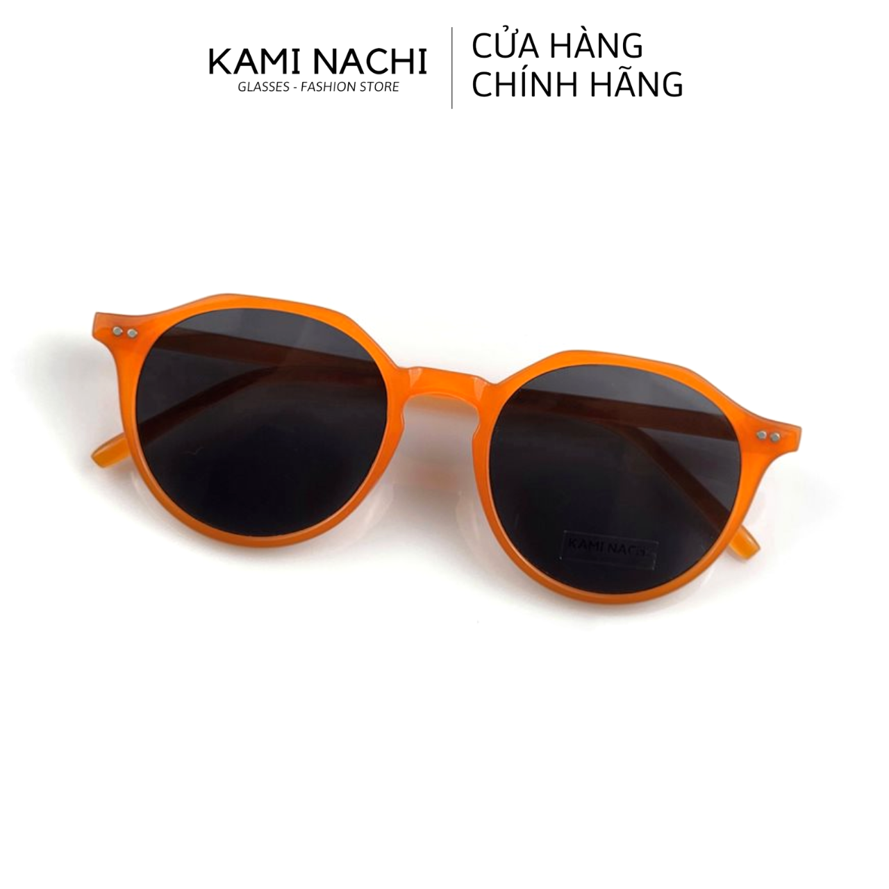 Kính mát thời trang nam nữ KAMI NACHI dáng tròng size lớn phong cách đơn giản Z3366 - MAT