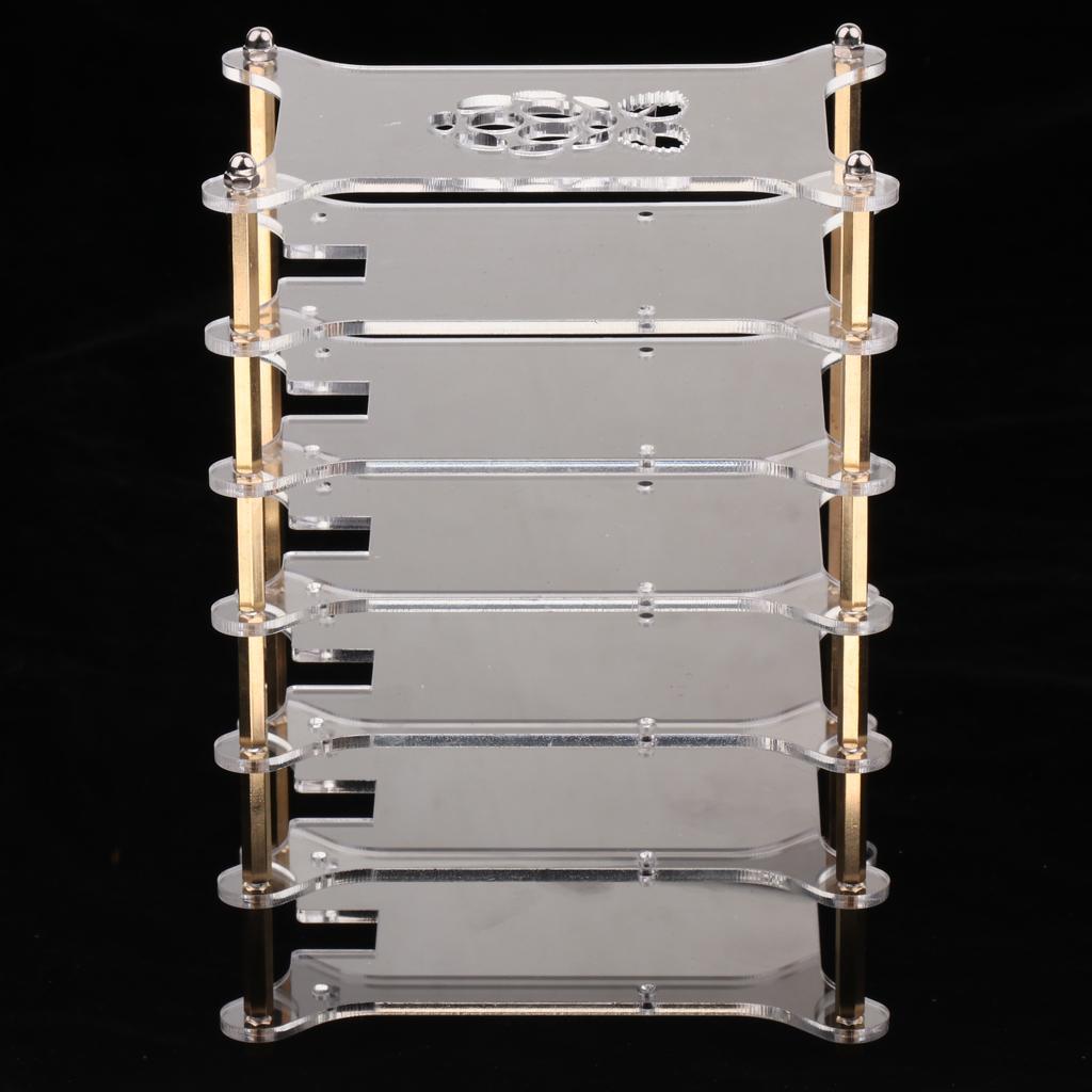 Acrylic Clear Case 6 Layer Enclosure for Raspberry Pi 3 Model B B+ / Pi 2