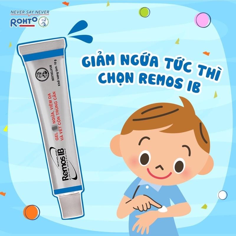 REMOS IB - GEL BÔI GIẢM NGỨA DO MUỖI ĐỐT, CÔN TRÙNG CẮN