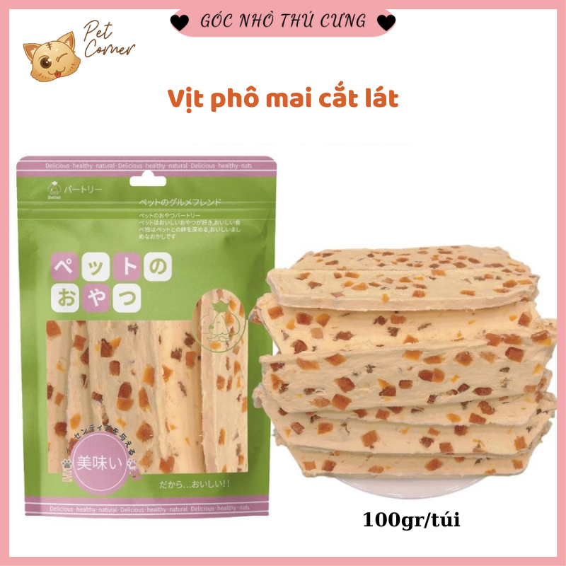 Bánh thưởng phô mai béo ngậy, giàu dinh dưỡng cho thú cưng