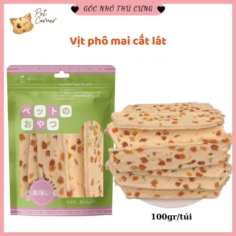 Bánh thưởng phô mai béo ngậy, giàu dinh dưỡng cho thú cưng (Snack cho chó mèo nhiều vị)