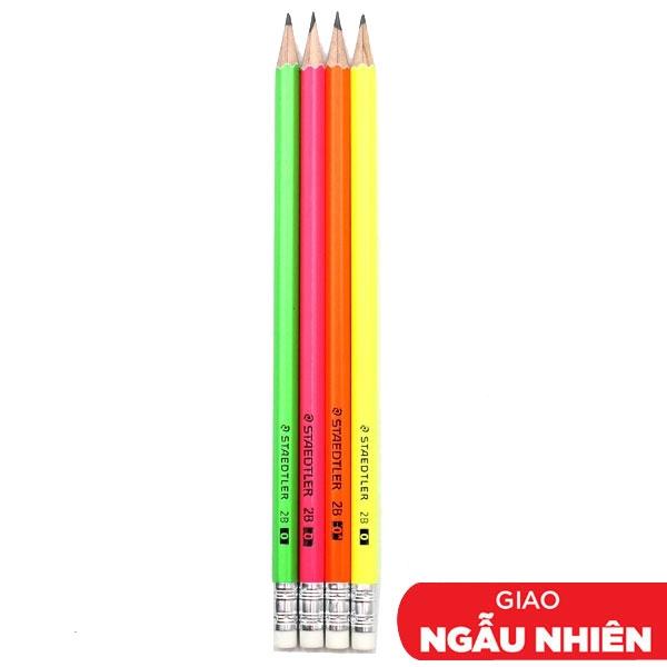 Bộ 4 Bút Chì Gỗ 2B Staedtler (Mẫu Màu Giao Ngẫu Nhiên)