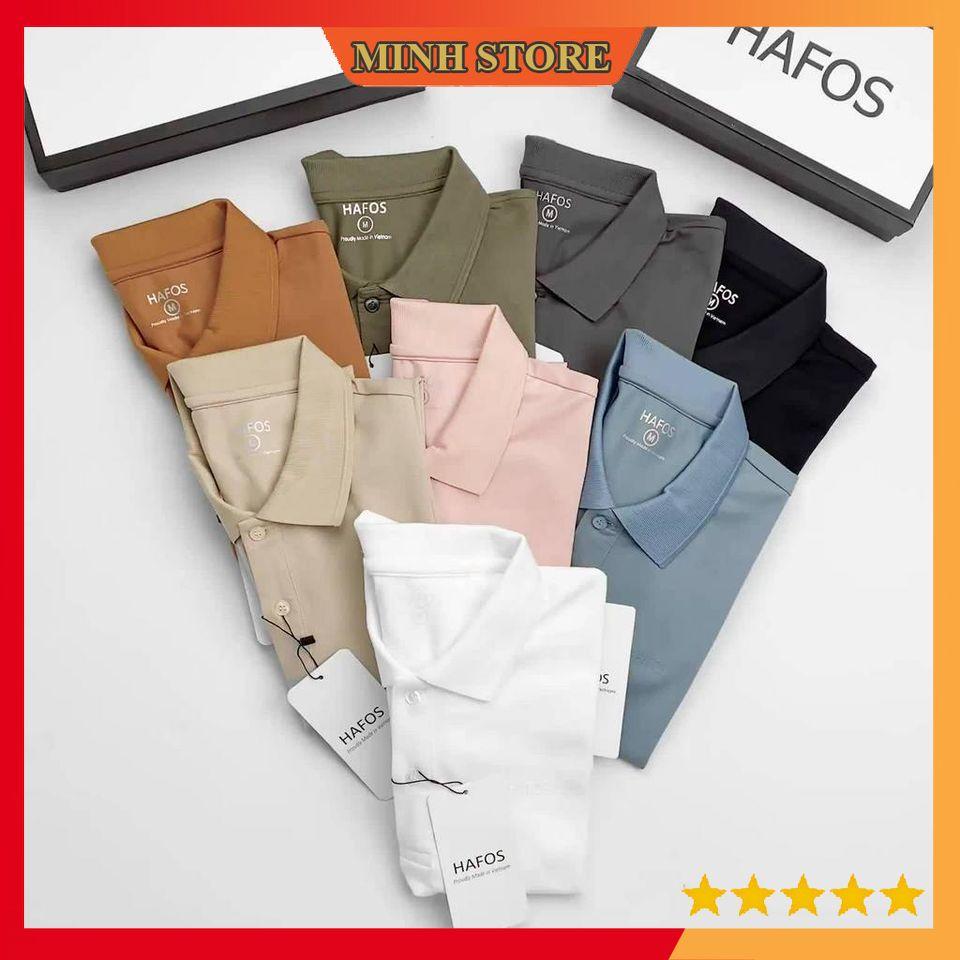 Áo Polo thun Nam ngắn tay có cổ cao cấp, Áo thun nam trơn chất cotton Form dáng cực đẹp AT01 - MINHSTORE66