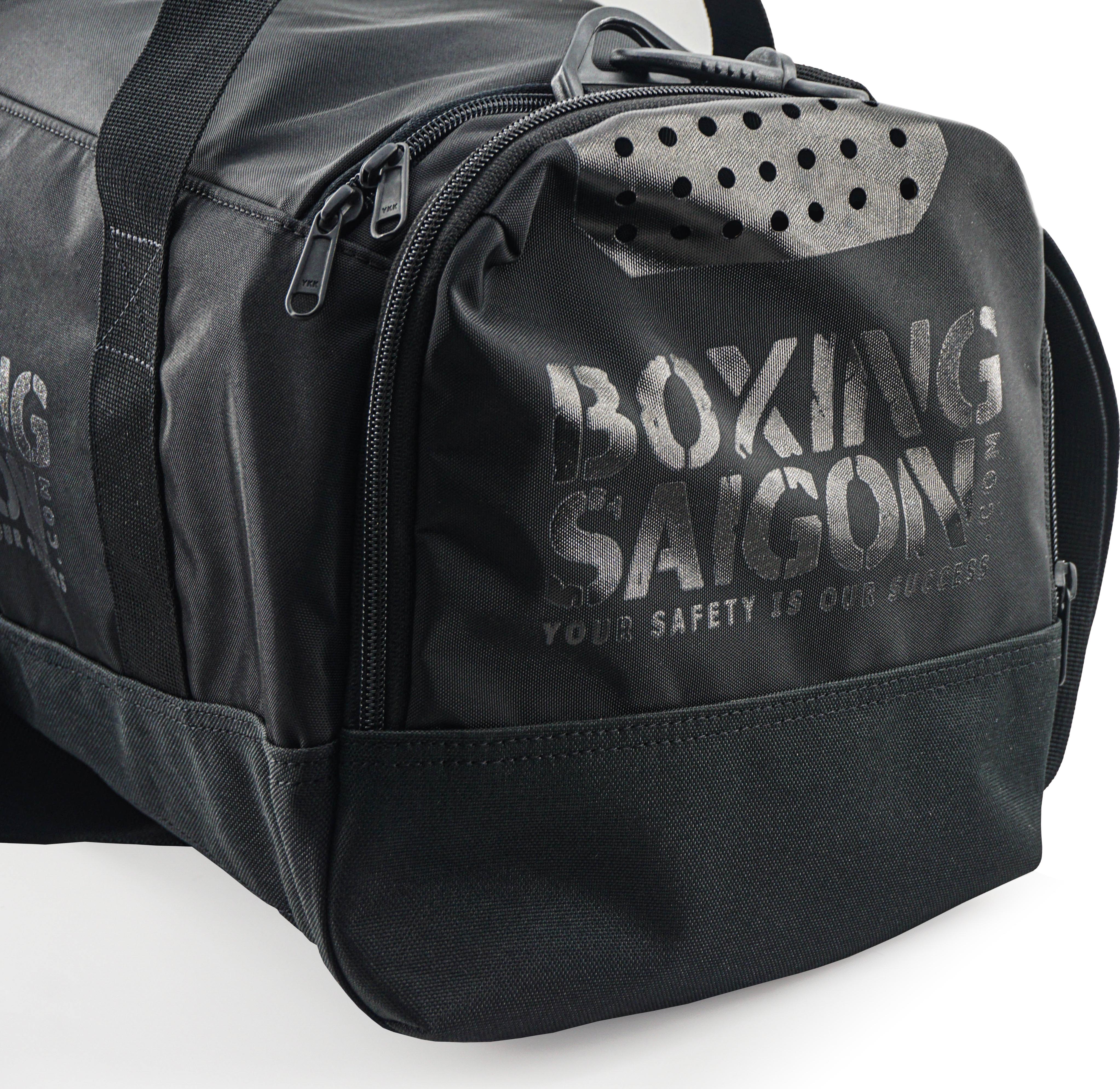 Túi trống tập gym, đựng găng Boxing Saigon - Đen