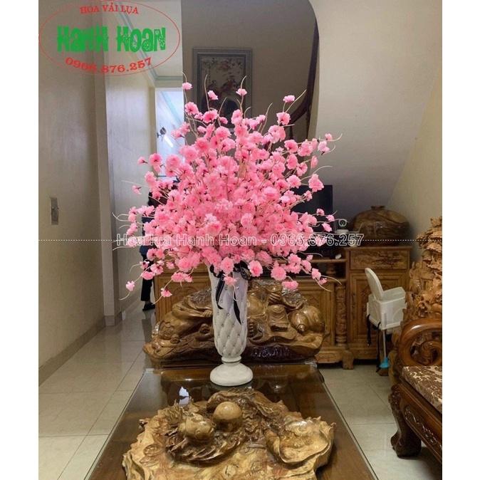 Hoa Anh Đào Râu cao cấp - Hoa giả hoa lụa cao cấp