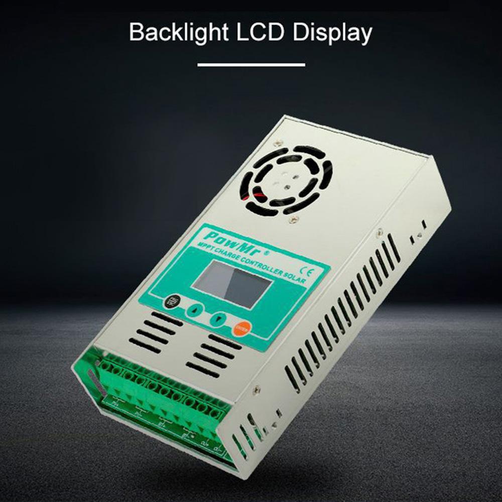 MPPT-60A Safe Reliable Solar Charge Discharge Controller 12/24/36/48V Auto-Max DC150V Input Solar Controller With Fan