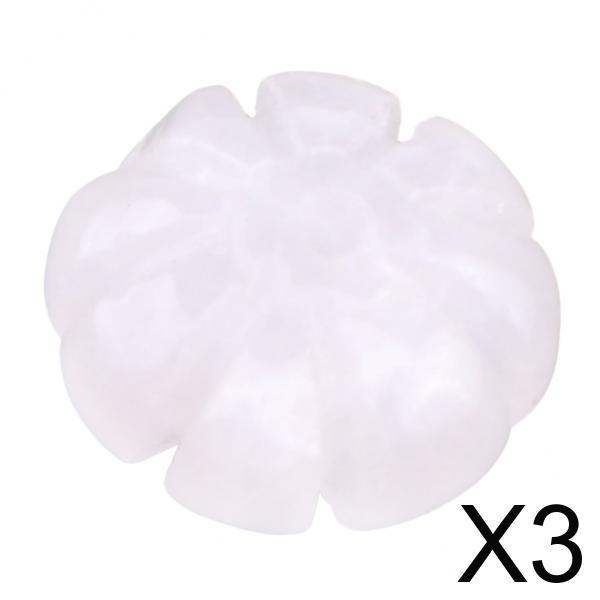 3xNatural Stone Beads Handmade Charms Wheel Shape Beads for Jewelry Making #6