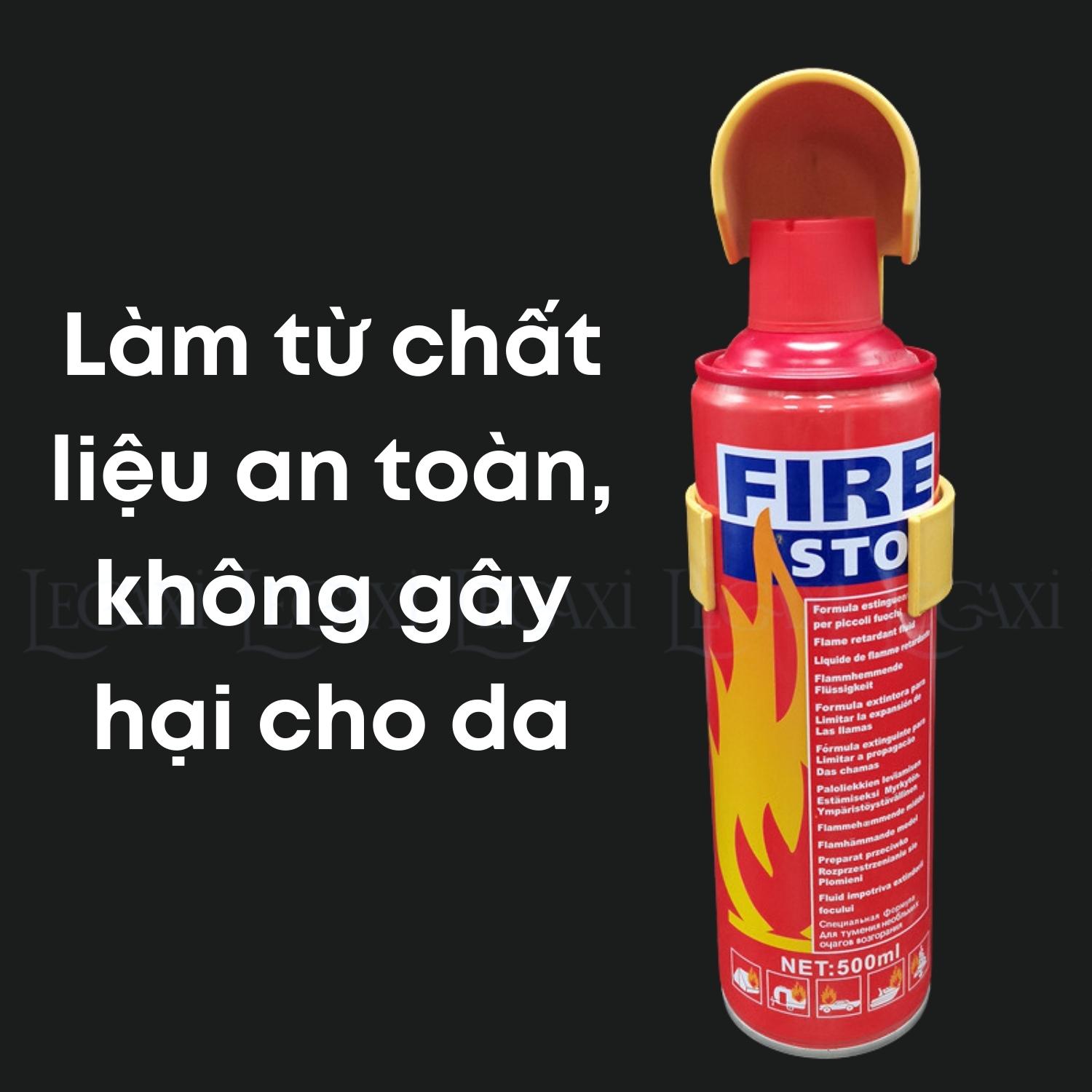 Bình Xịt Chữa Cháy Mini Cầm Tay Dập Lửa Bếp Ga Bếp Điện Ổ Điện Cầu Dao Khẩn Cấp An Toàn Legaxi