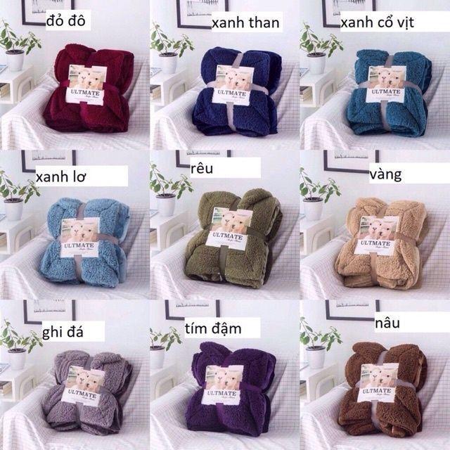 Chăn lông cừu ULTIMATE loại dày chat để chọn mẫu
