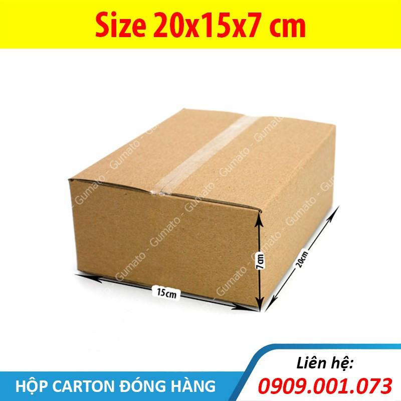 Hộp giấy P54 size 20x15x7 cm, thùng carton gói hàng Everest
