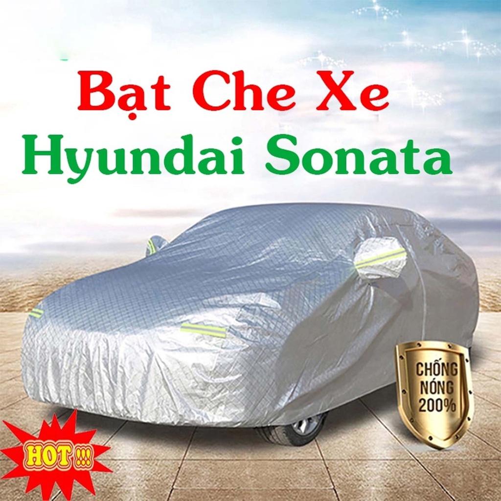 Bạt Phủ Xe Ô Tô Hyundai Sonata - Bạt Phủ Ô Tô 5 Chỗ 3 Lớp Cao Cấp Chống Mưa, Chống Nắng, Chống Cháy Loại 1