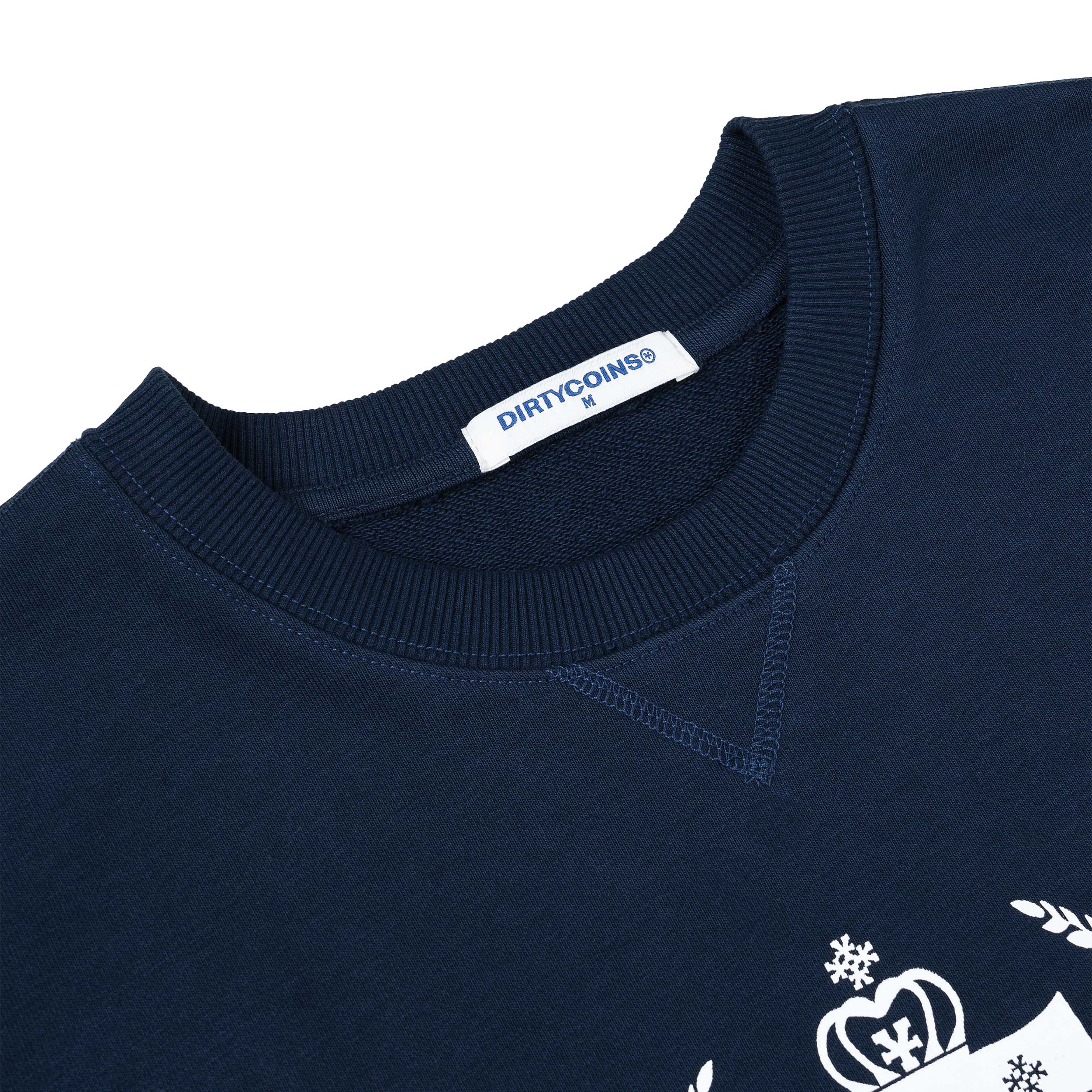 Combo Quần Áo DirtyCoins Sweatshirt Academy Script + Sweatshorts Academy - Blue